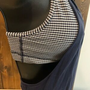Lululemon Athletica Navy Top with built in sports bra